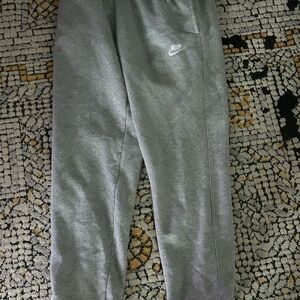 Nike Mens Gray Fleece Sweatpants